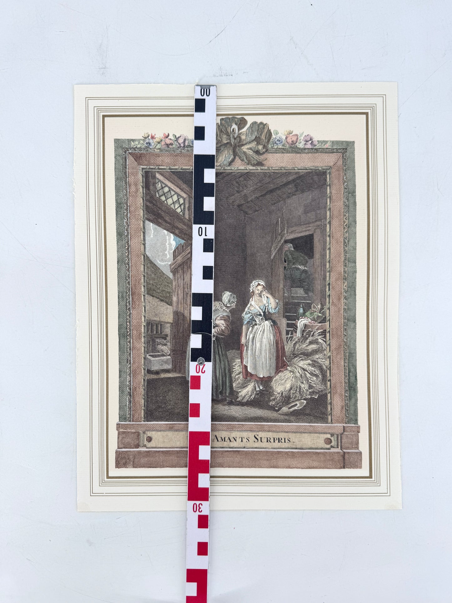 3x Kupferstiche Pierre Antoine Baudouin. Geliebte und Liebhaber