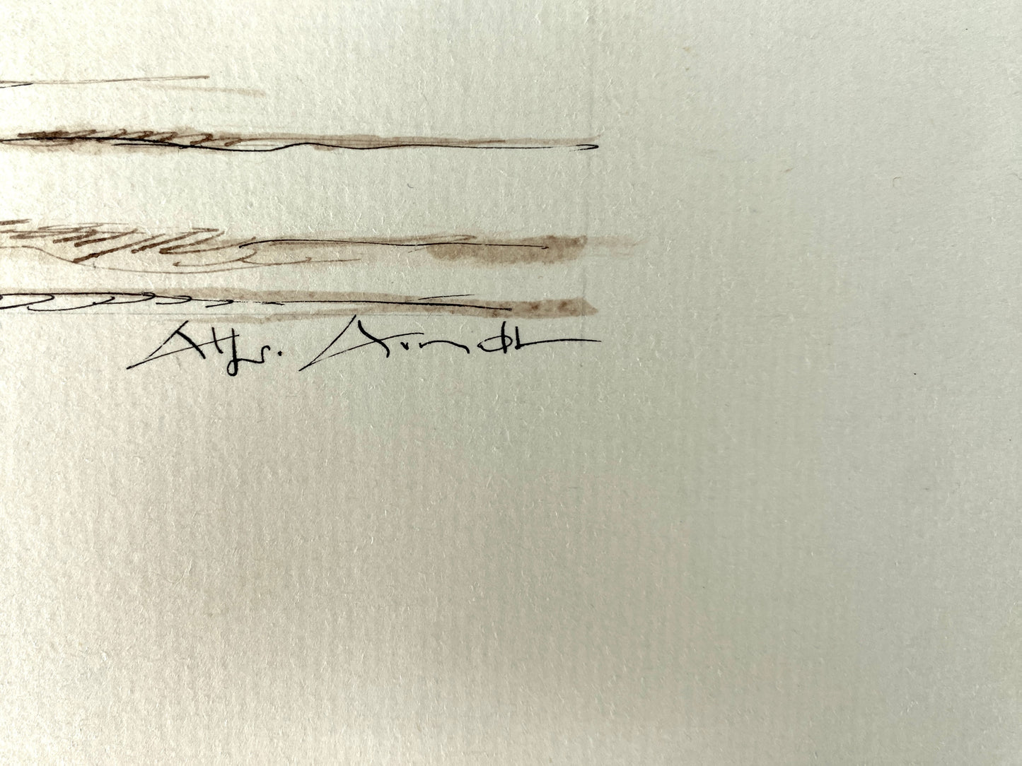 Zeichnung - Hafenausfahrt in Tolkemit