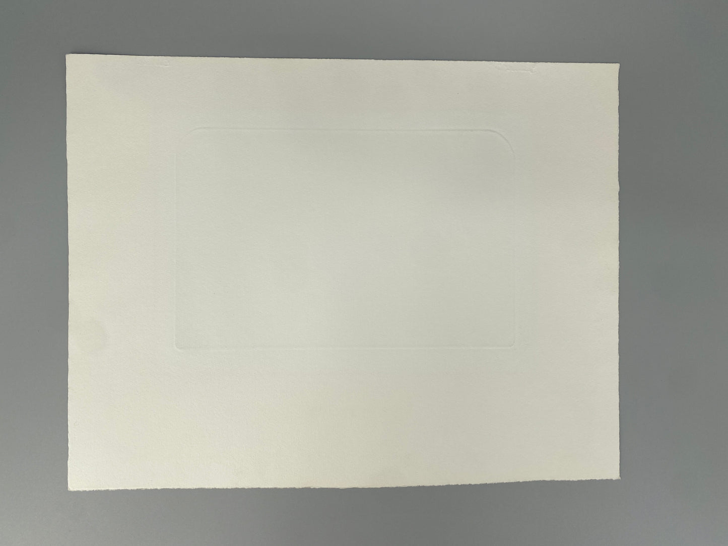 Radierung, Donner II. Abstrakte Landschaft mit Polyeder/Siebeneck