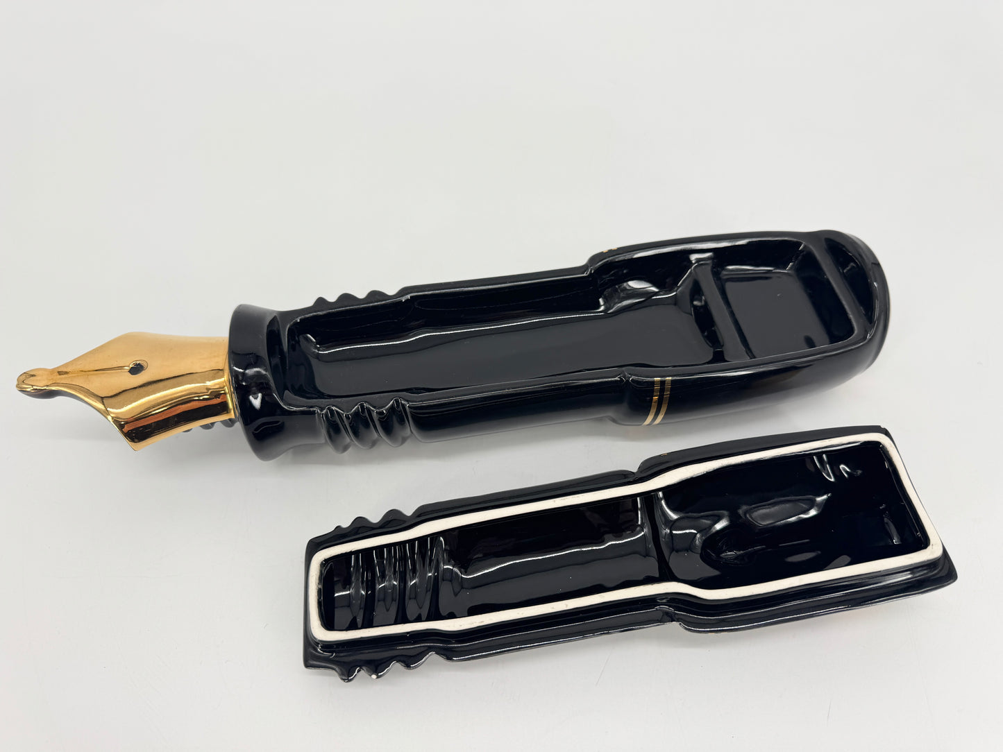 Porzellan Dose "Parker Pen" von The Silver Crane Company, 1984