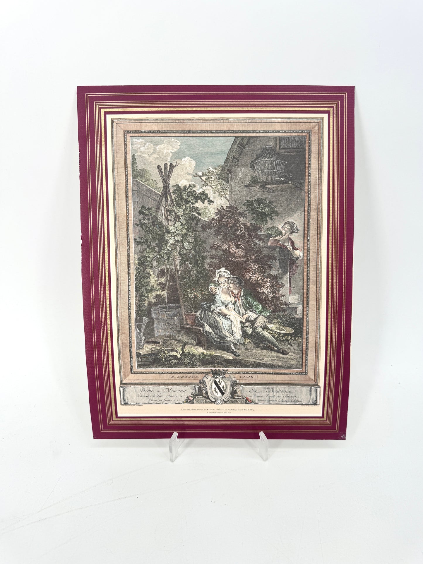 3x Kupferstiche Pierre Antoine Baudouin. Geliebte und Liebhaber