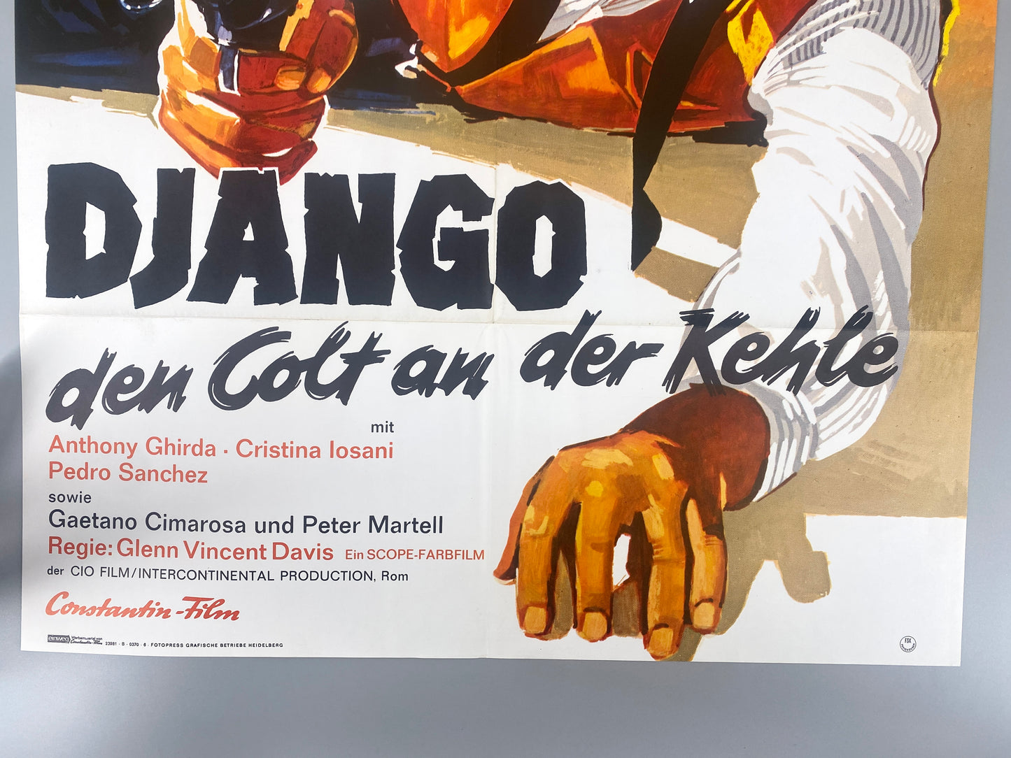 3x Italo-Western Plakate, Django (Terence Hill) und Deine Wille geschehe...
