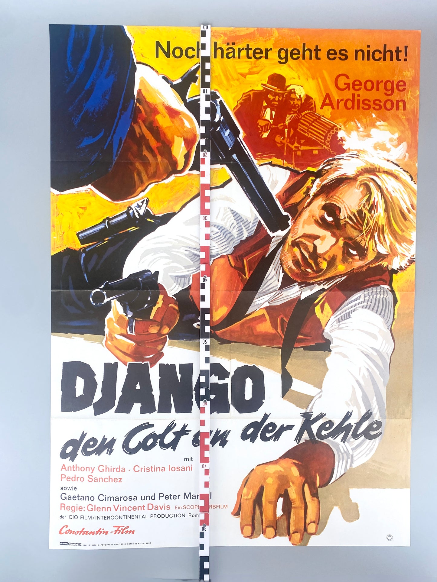 3x Italo-Western Plakate, Django (Terence Hill) und Deine Wille geschehe...