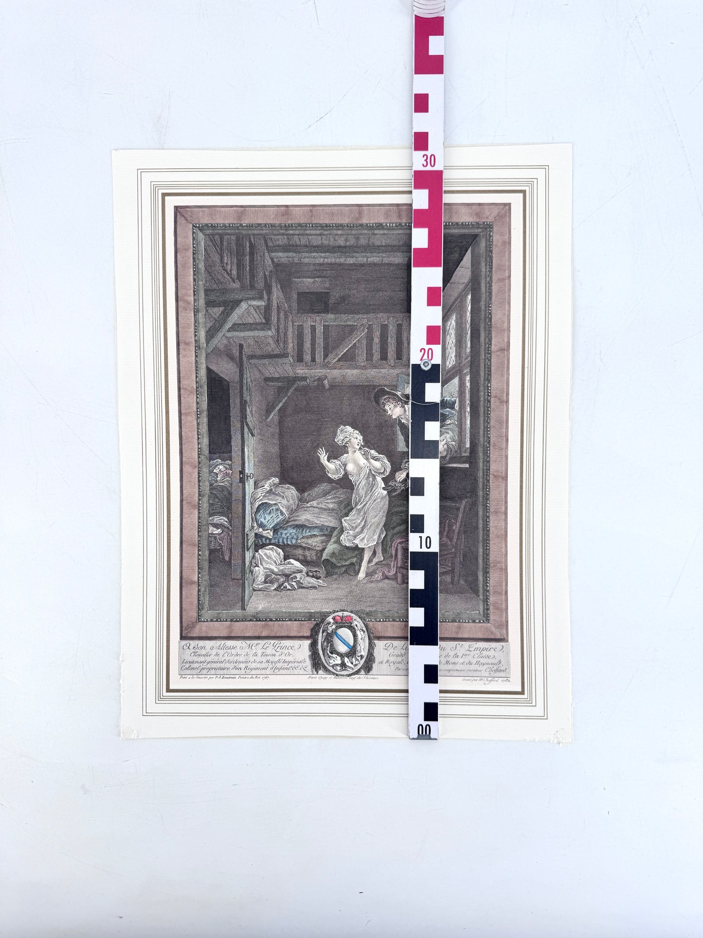 3x Kupferstiche Pierre Antoine Baudouin. Geliebte und Liebhaber