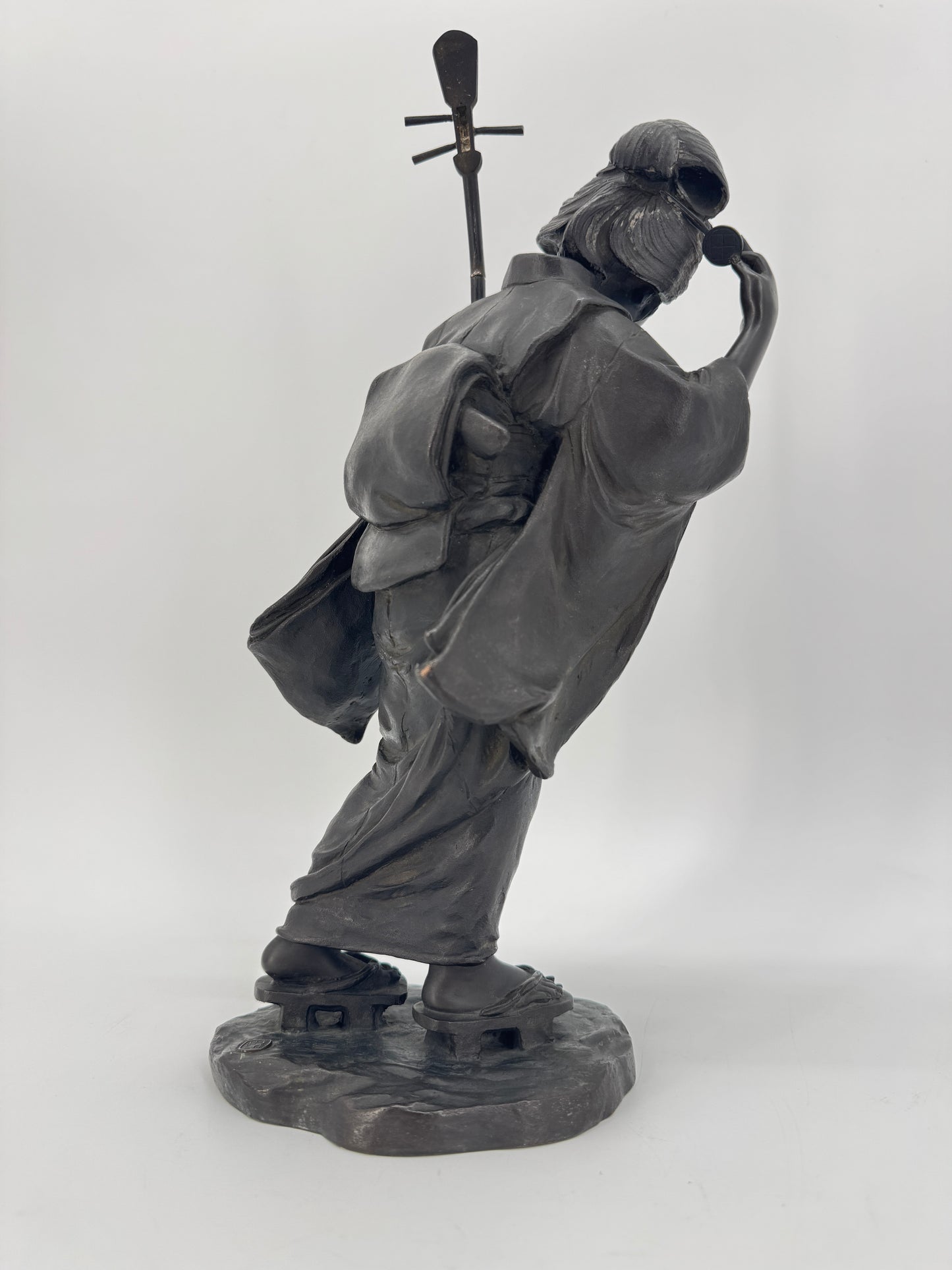 Skulptur / Okimono aus Bronze aus Japan, Meiji Periode