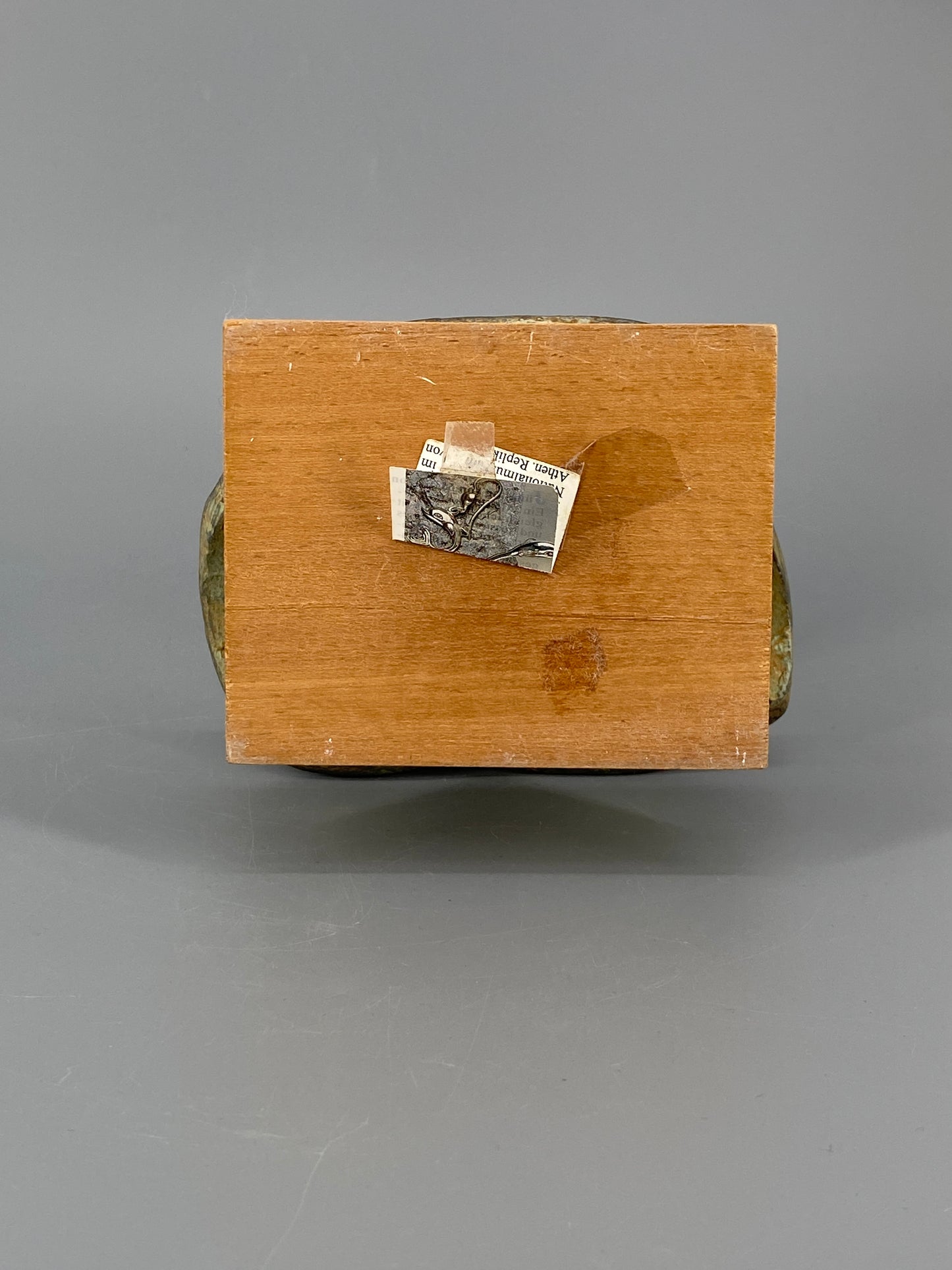 Büste "Jüngling von Marathon" Replik auf Holzsockel