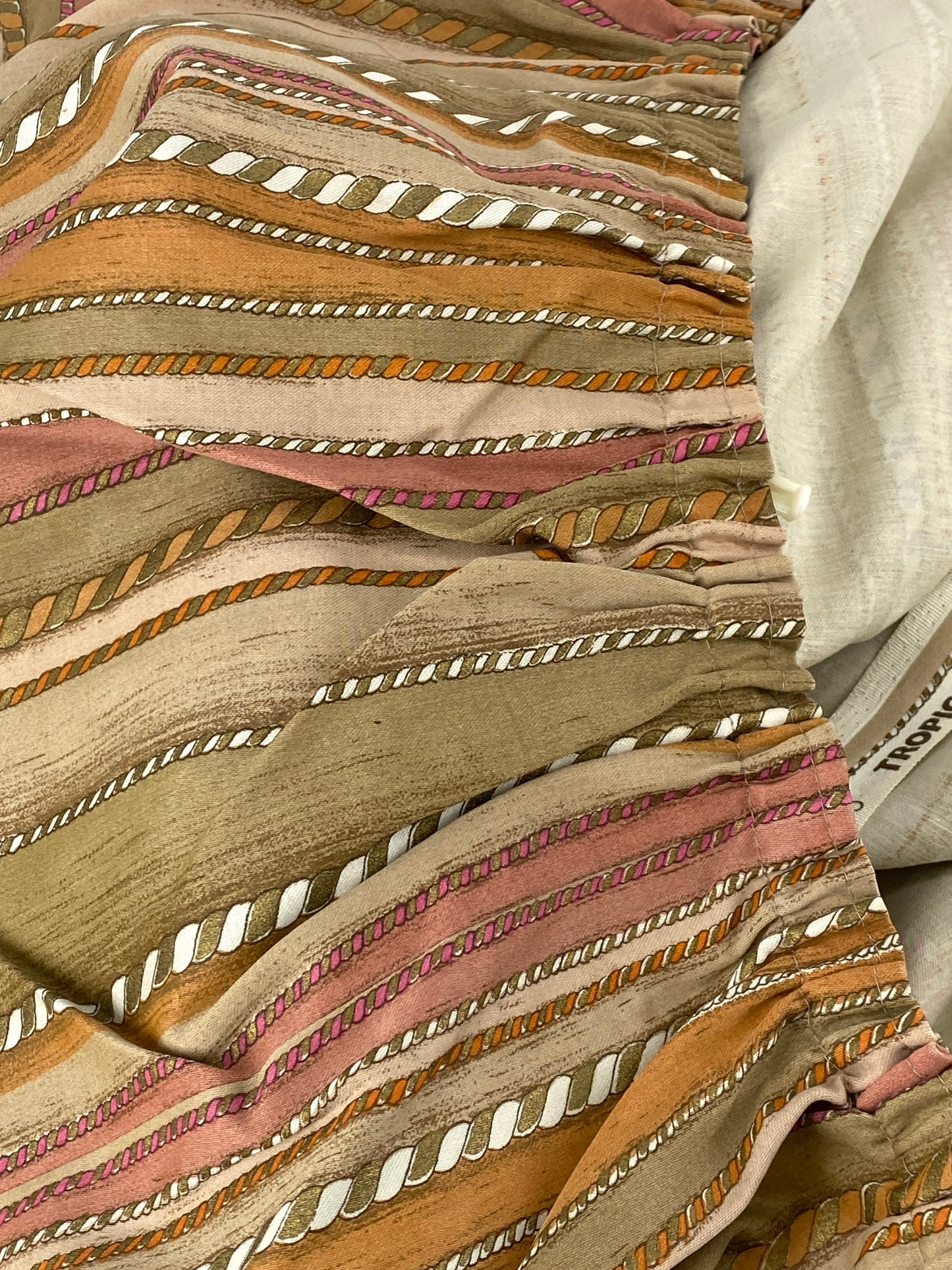 2 Vorhänge von Elsbeth Kupferoth, Textil Design 2.50 x 4.60m, 80er