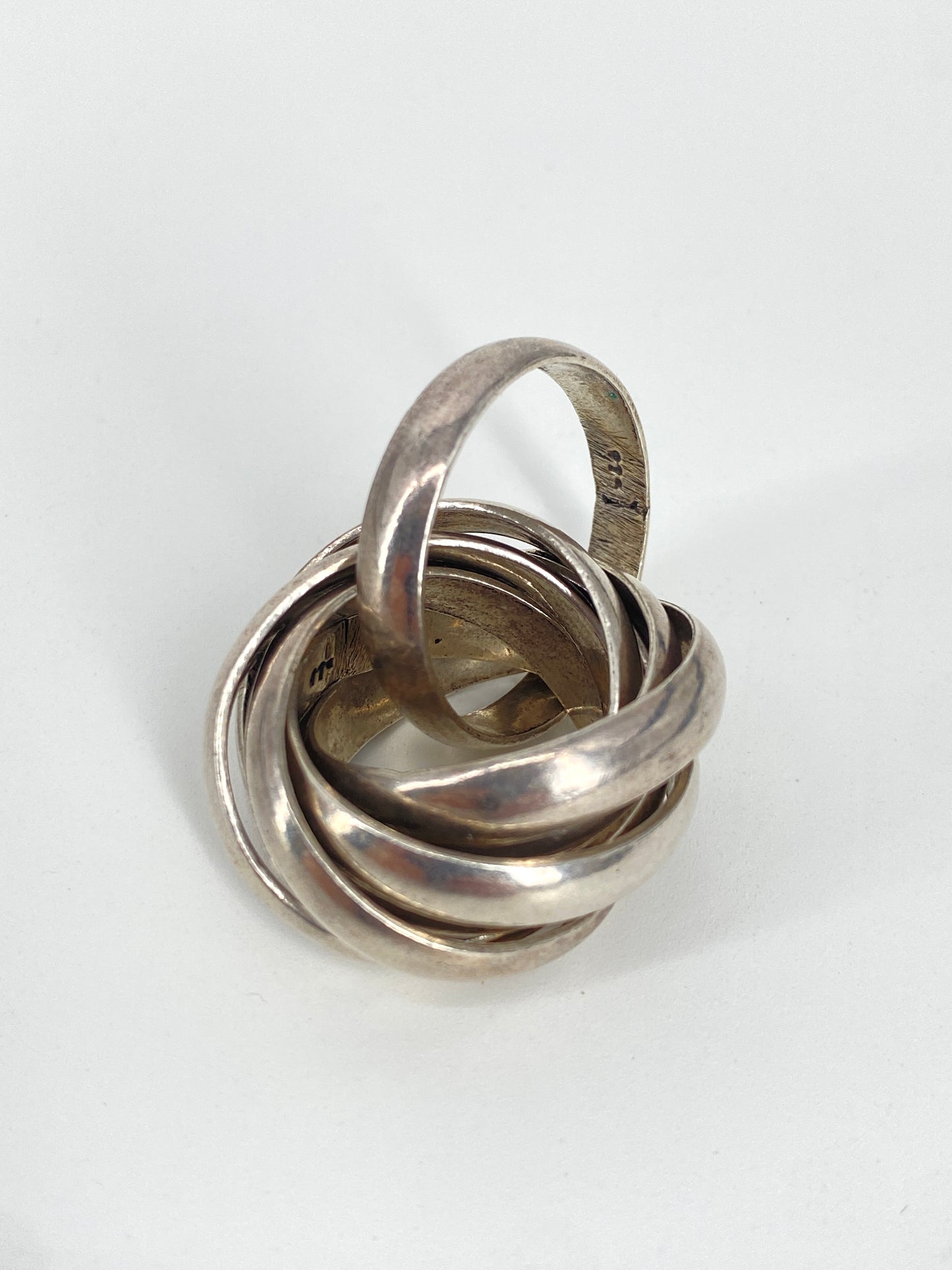 Achtfach Ring aus 952er Sterlingsilber
