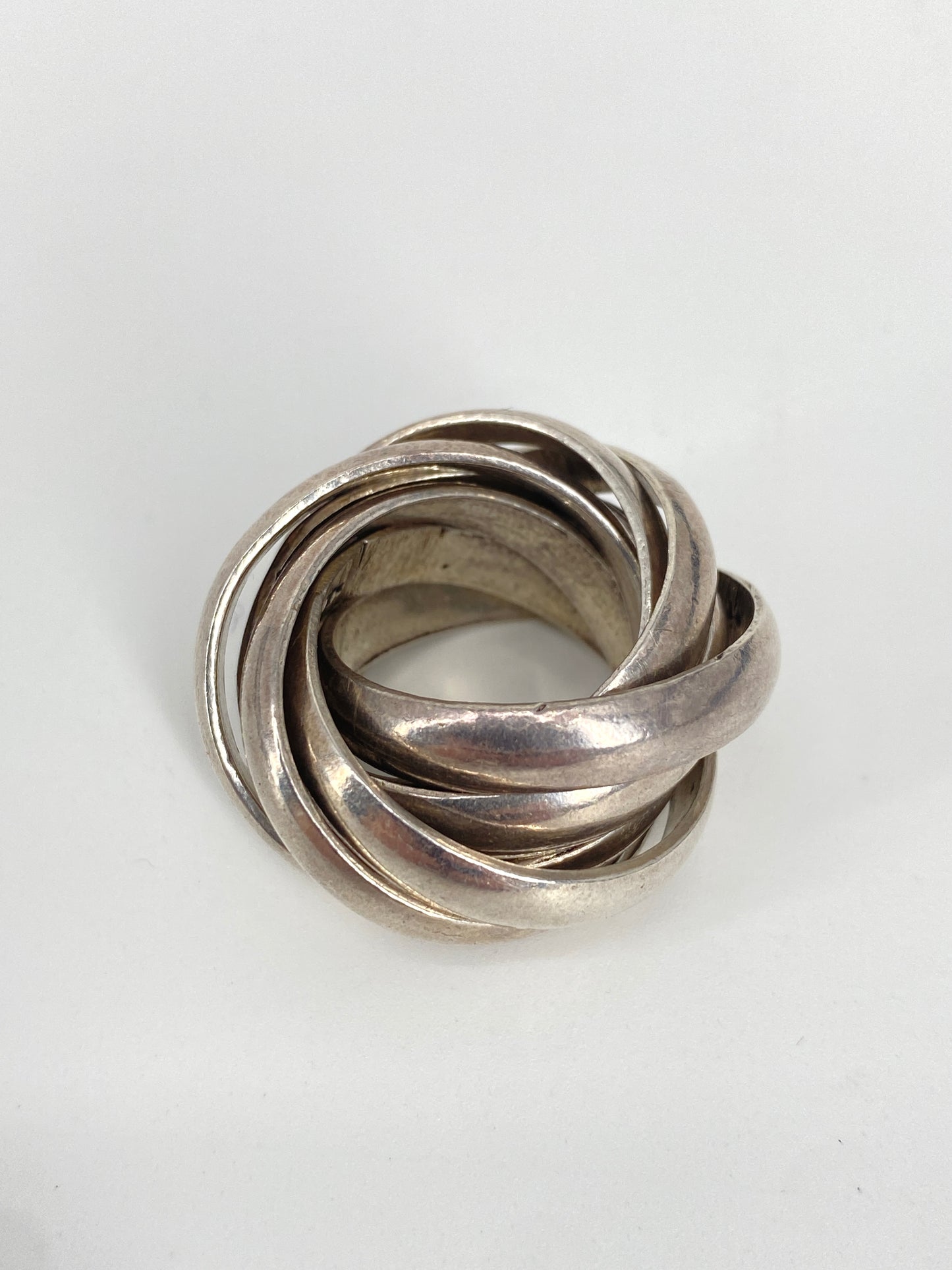 Achtfach Ring aus 952er Sterlingsilber