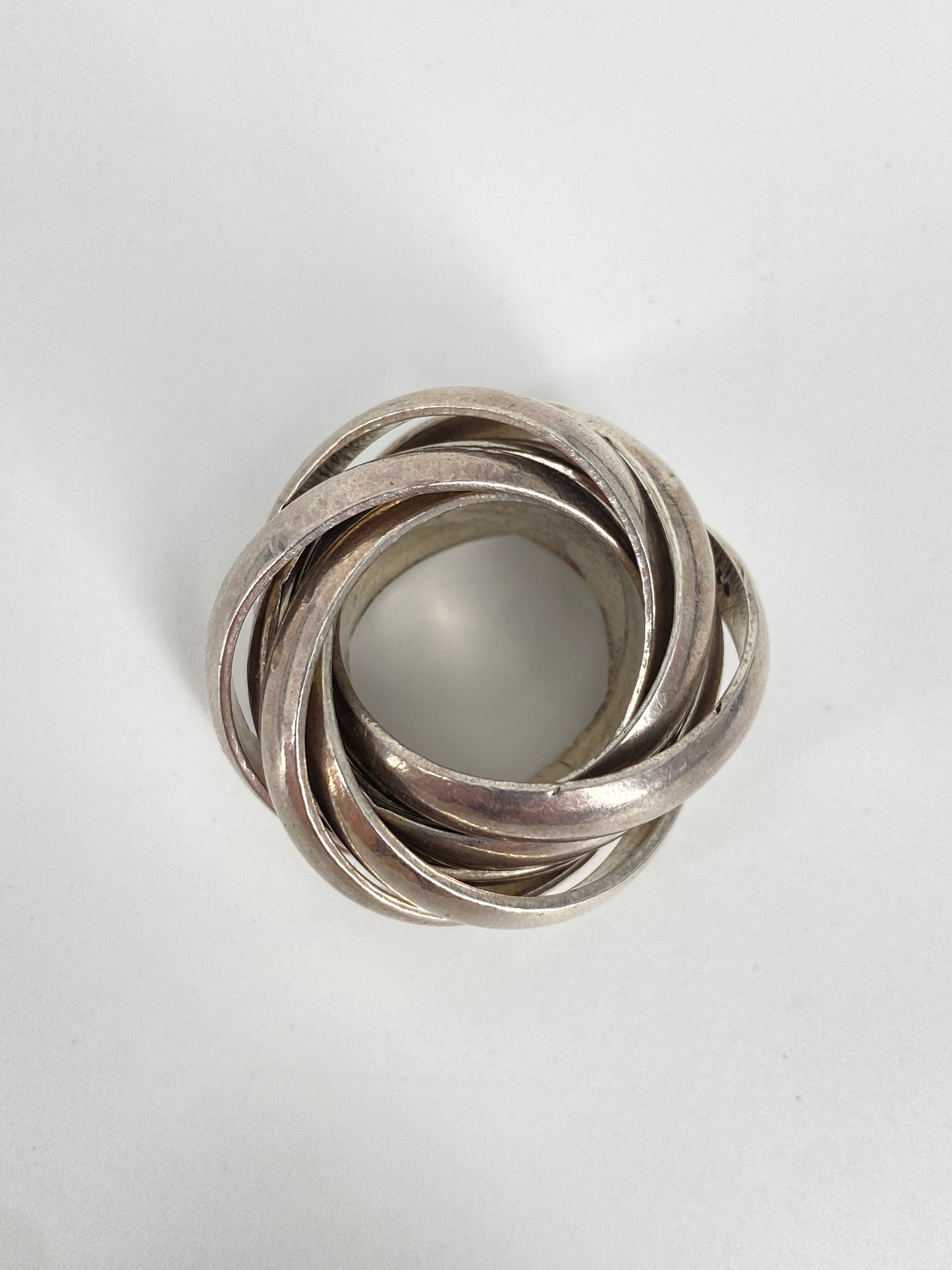 Achtfach Ring aus 952er Sterlingsilber