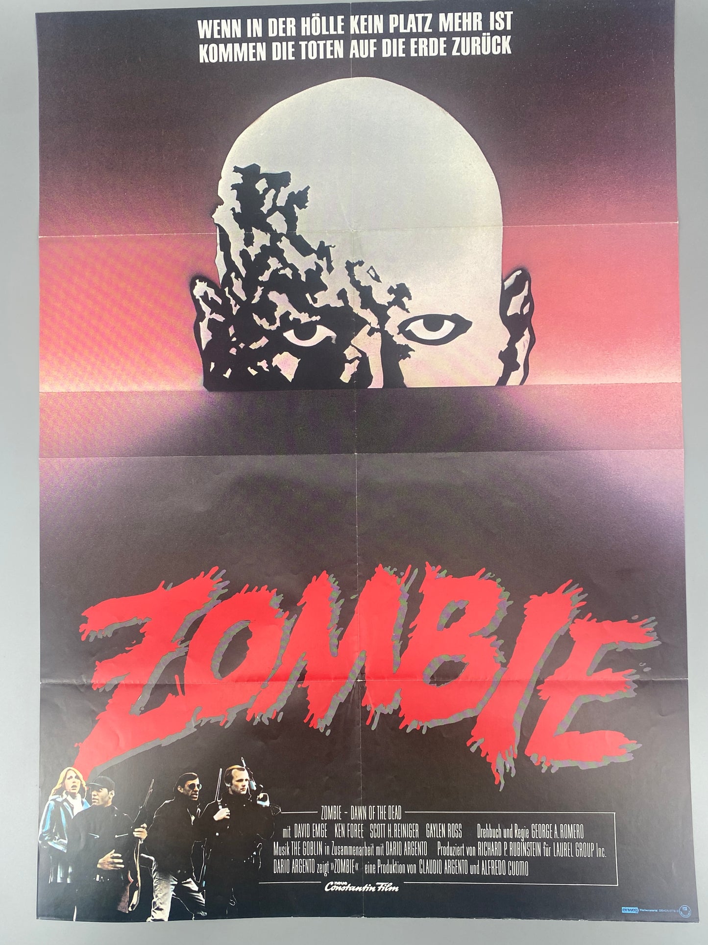 4X B-Movie Kinoplakate. Evel Knievel, Zombie...