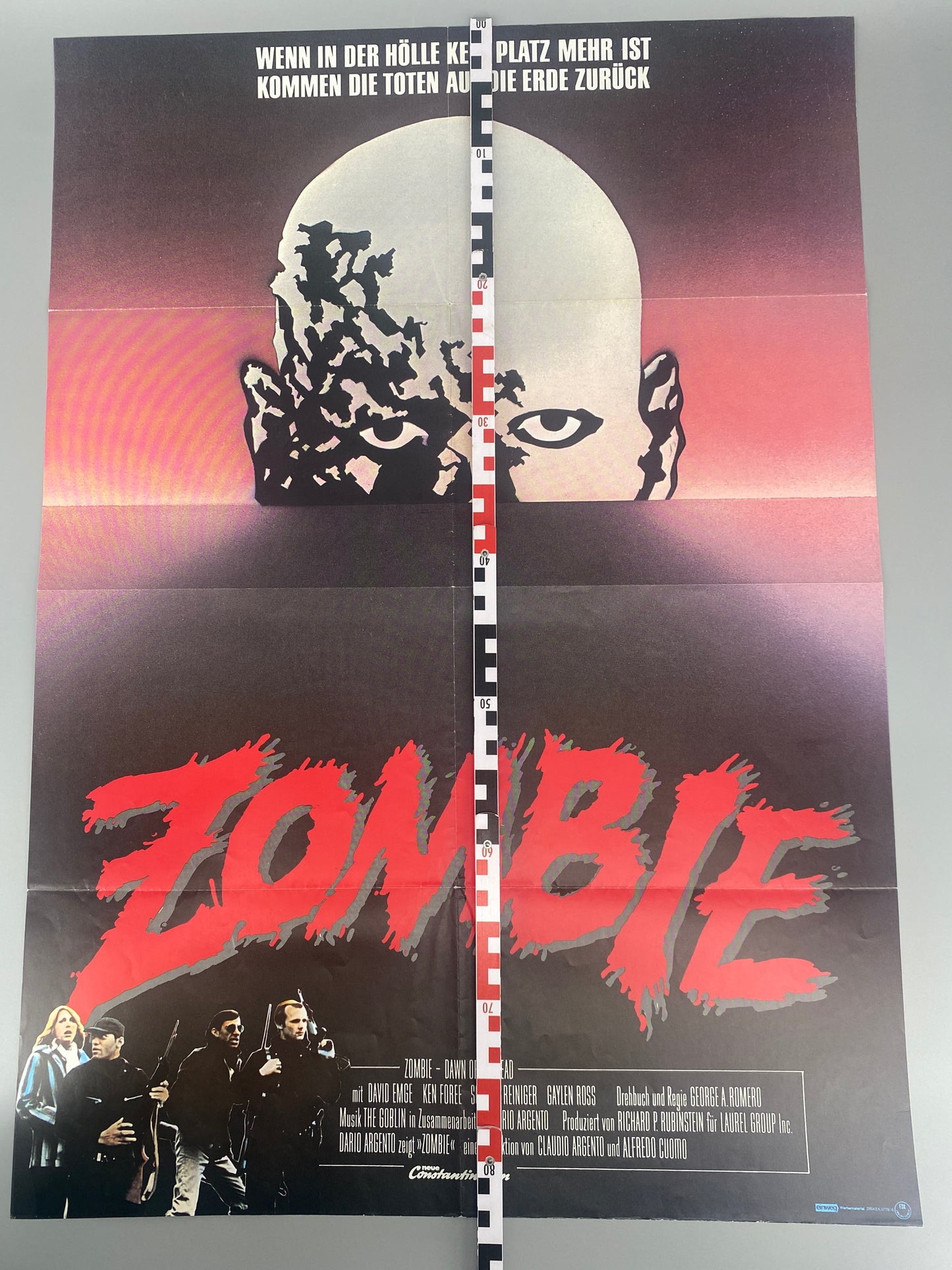 4X B-Movie Kinoplakate. Evel Knievel, Zombie...