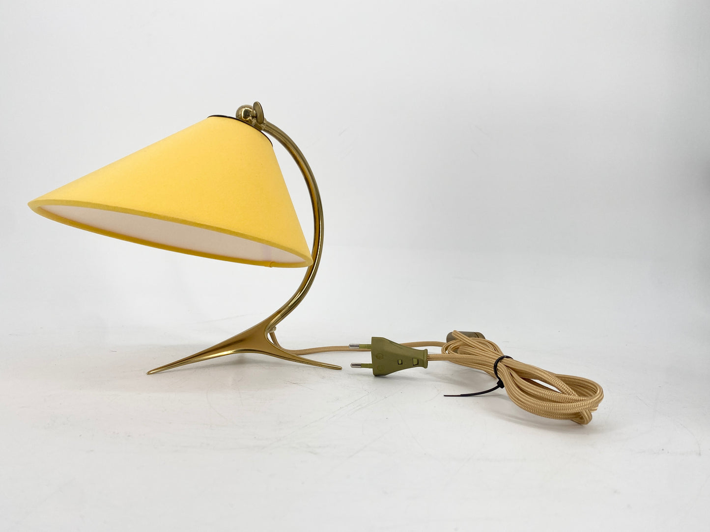 Tischlampe mit Krähenfuß, 50er Jahre