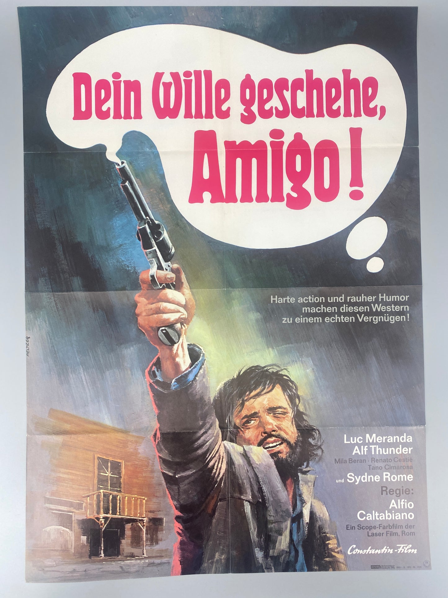 3x Italo-Western Plakate, Django (Terence Hill) und Deine Wille geschehe...