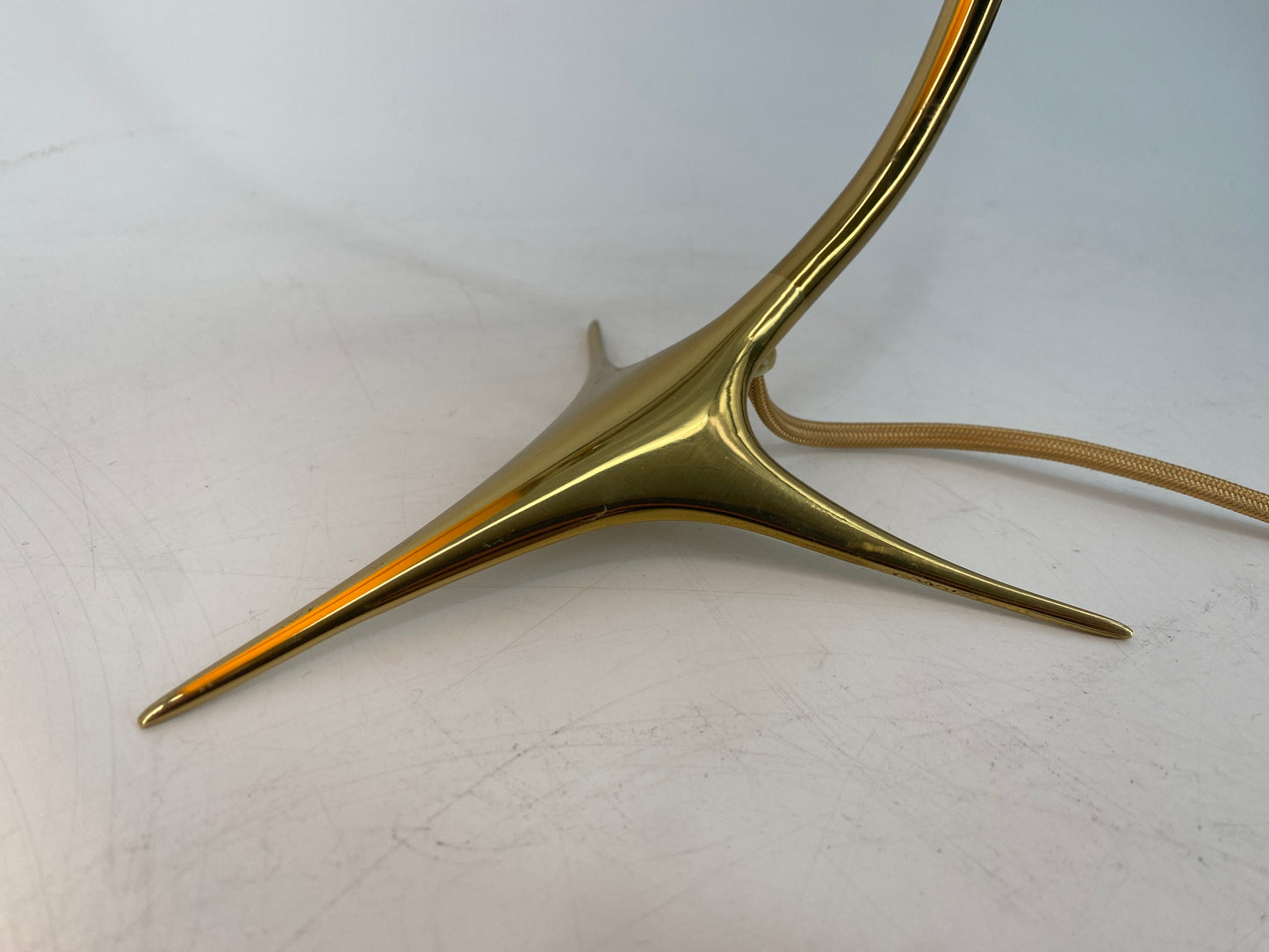 Tischlampe mit Krähenfuß, 50er Jahre