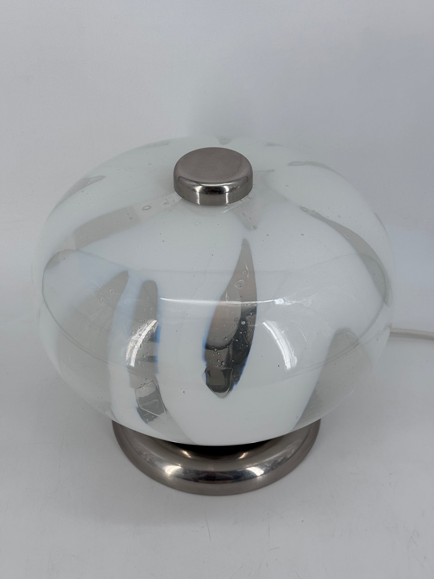 Mid Century Design, Tischleuchte, Muranoglas, Italien, 70er