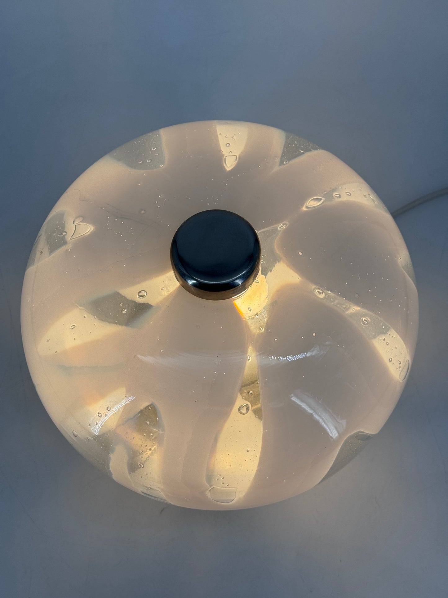 Mid Century Design, Tischleuchte, Muranoglas, Italien, 70er