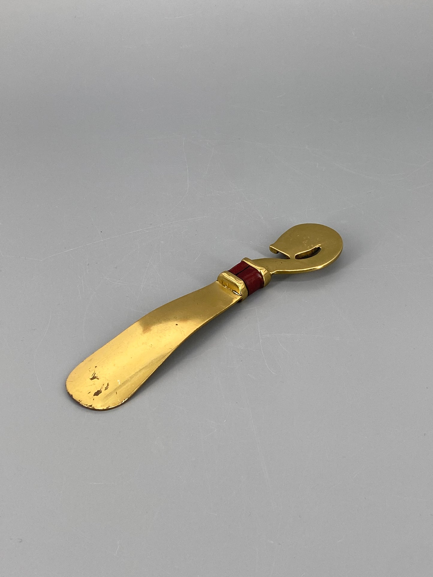 Schuhlöffel und Bürste von Etienne Aigner aus Messing