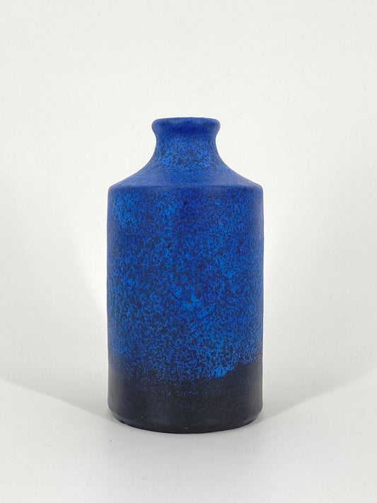 Kleine zylindrische Keramikvase von Ruscha aus West Deutschland