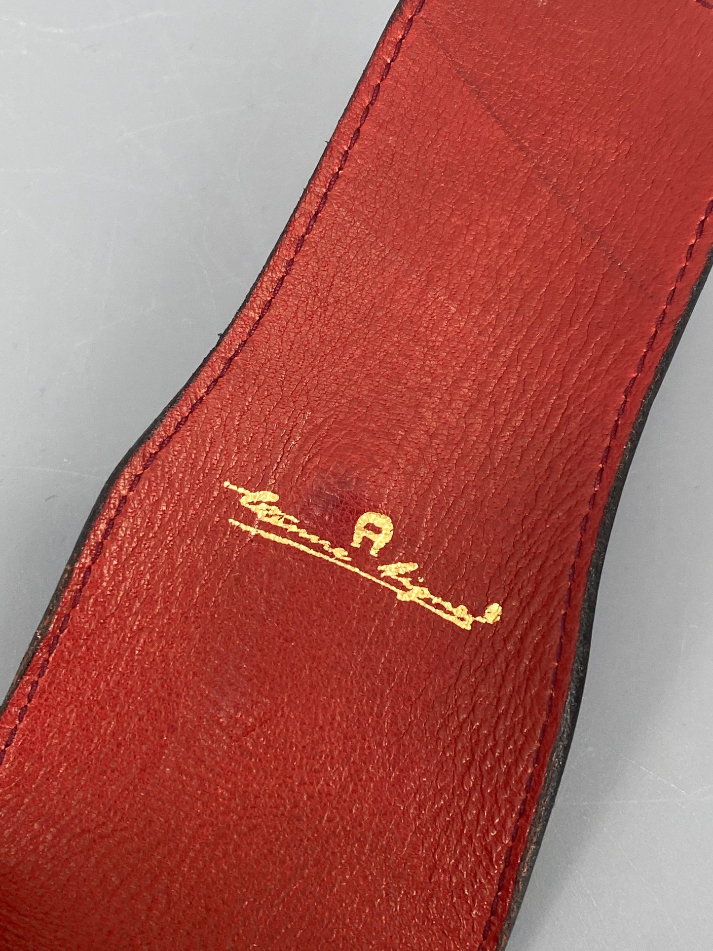 2 Leder Kugelschreiber von Etienne Aigner mit Lederetui