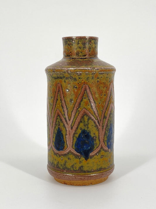 Studiokeramik Vase mit handgeschriebener Signatur aus Dänemark