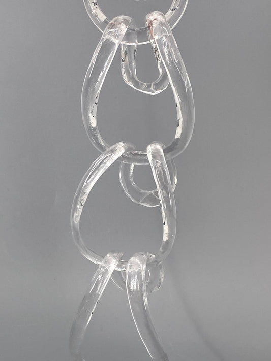 40 Glasringe für den Kronleuchter "Giogali" von Angelo Mangiarotti für Vistosi, Italien, 1966