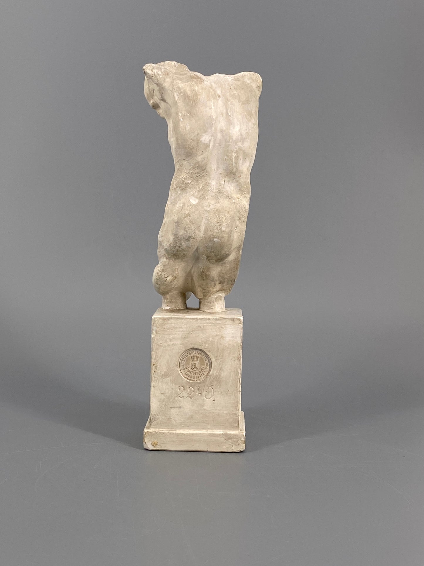 Replik Gips Torso "Schächer am Kreuz" von Michelangelo, Gipsformerei der Staatlichen Museen zu Berlin
