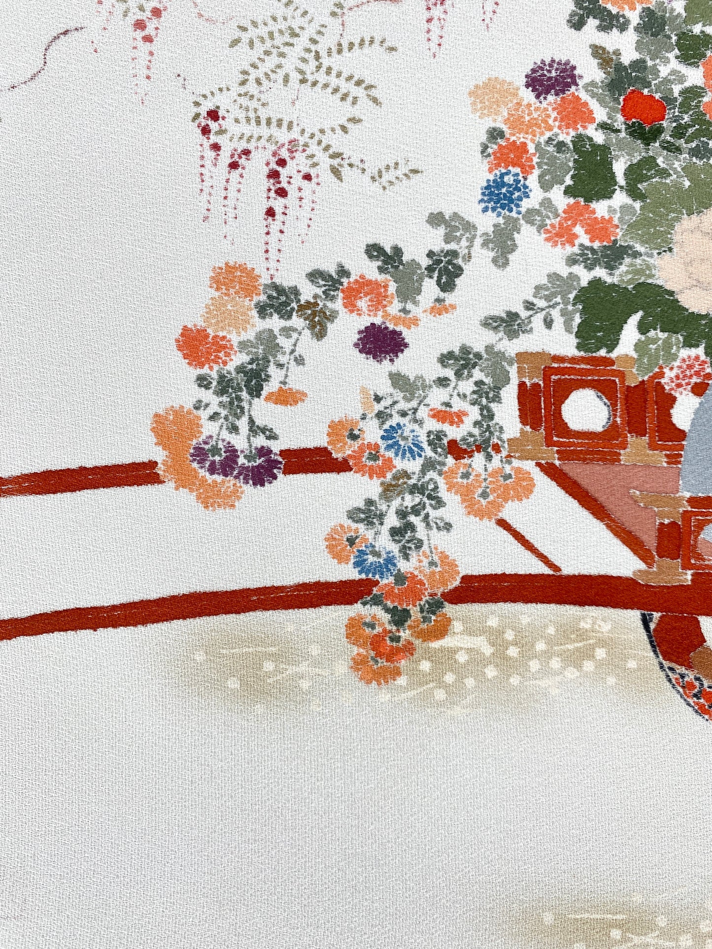 2X japanische Grafik,Genji Monogatari und Fuhrwagen