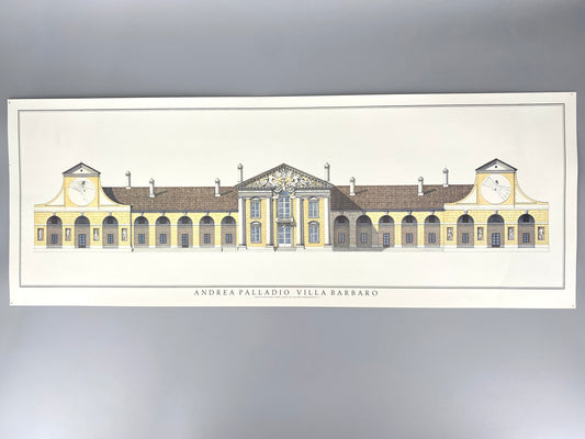 Villa Barbaro, Italien. Plakat aus dem Verlag Lidiarte