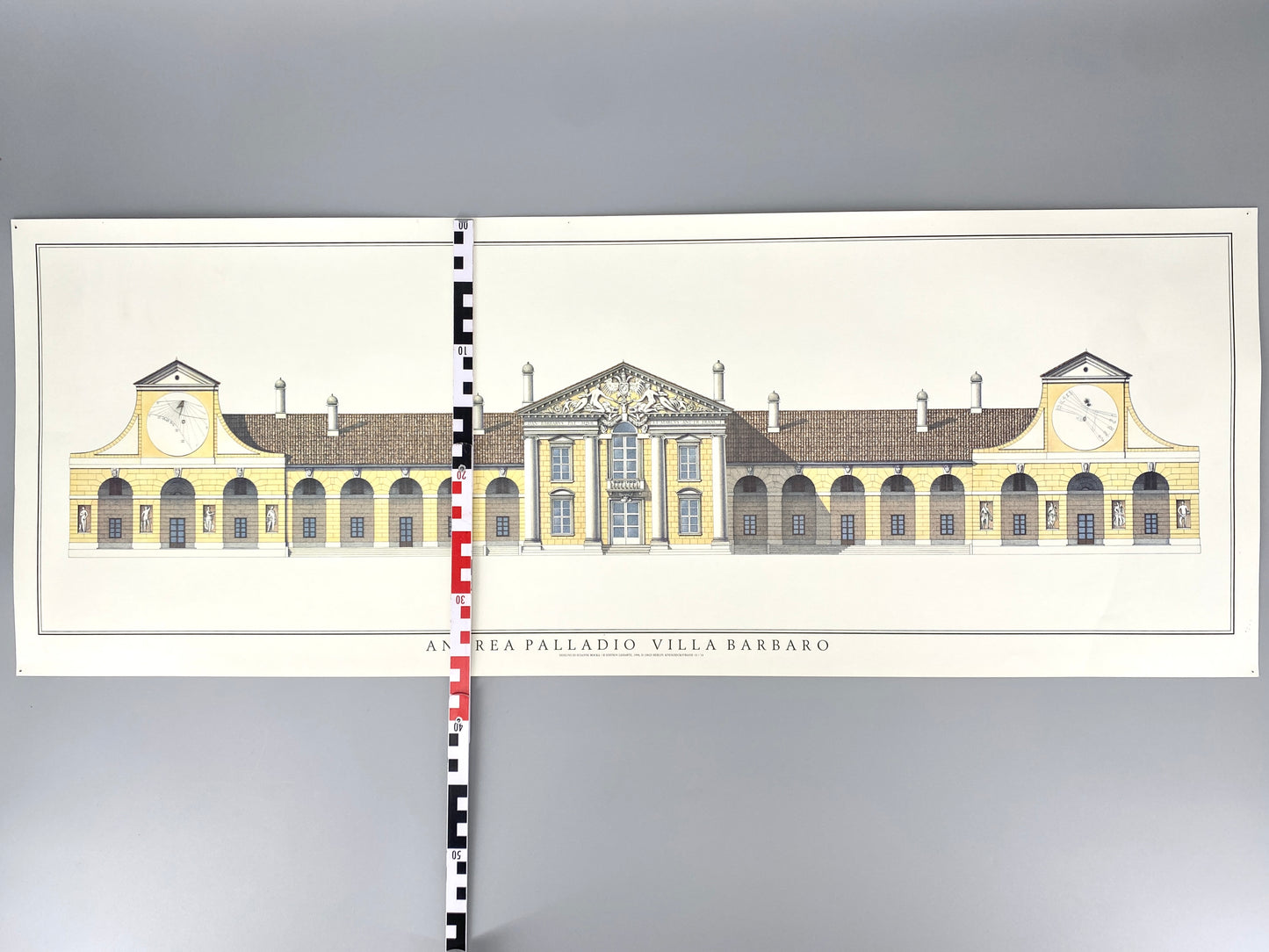 Villa Barbaro, Italien. Plakat aus dem Verlag Lidiarte