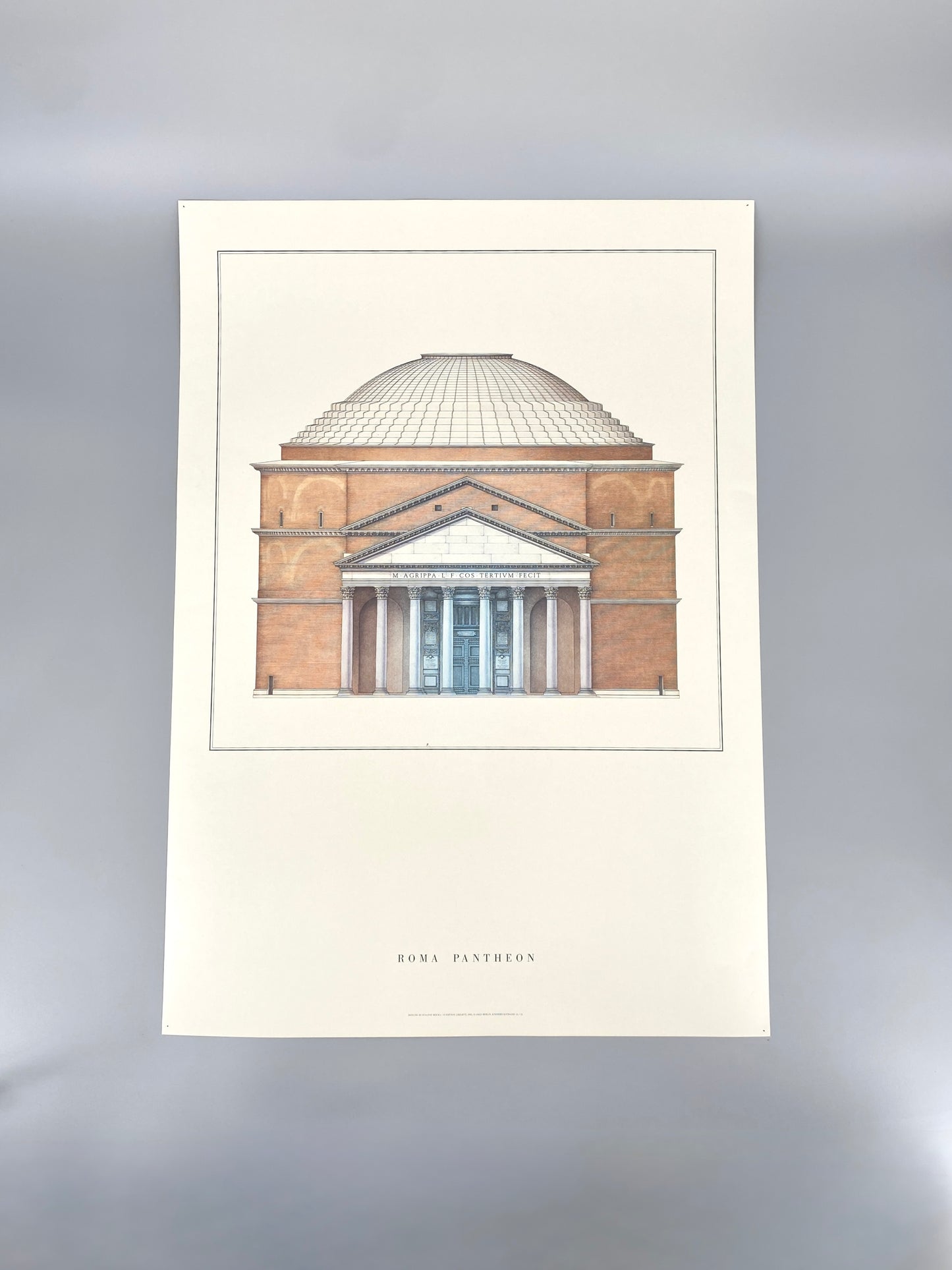 Pantheon Rom, Plakat aus dem Lidiarte Verlag
