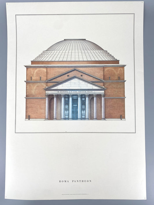 Pantheon Rom, Plakat aus dem Lidiarte Verlag