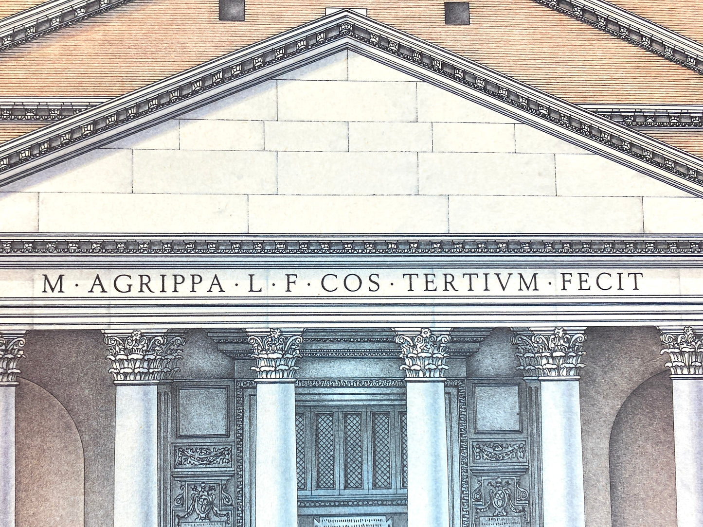 Pantheon Rom, Plakat aus dem Lidiarte Verlag
