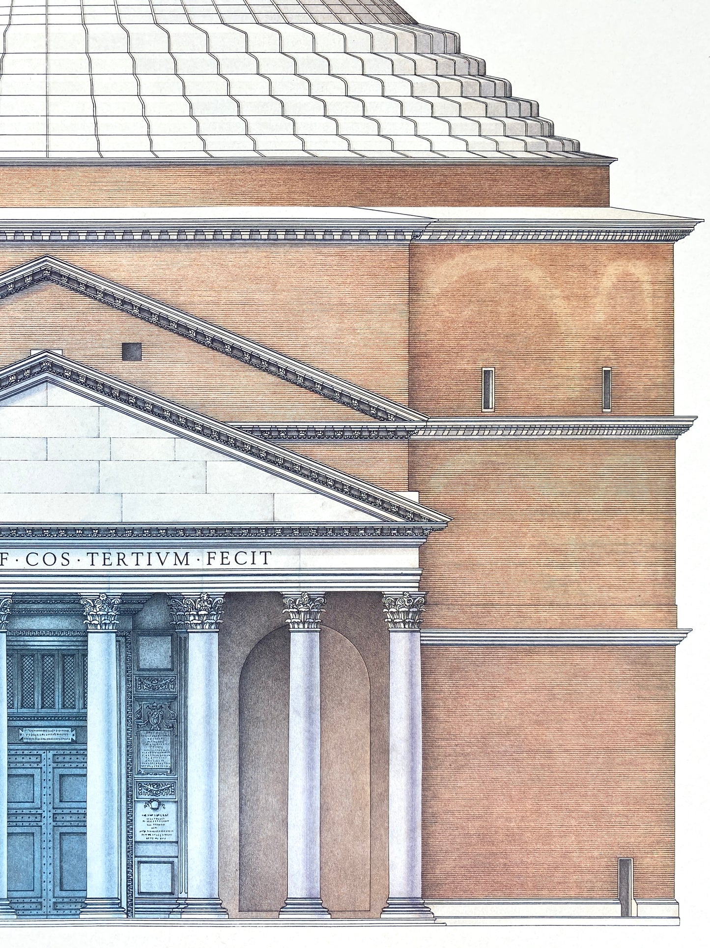 Pantheon Rom, Plakat aus dem Lidiarte Verlag