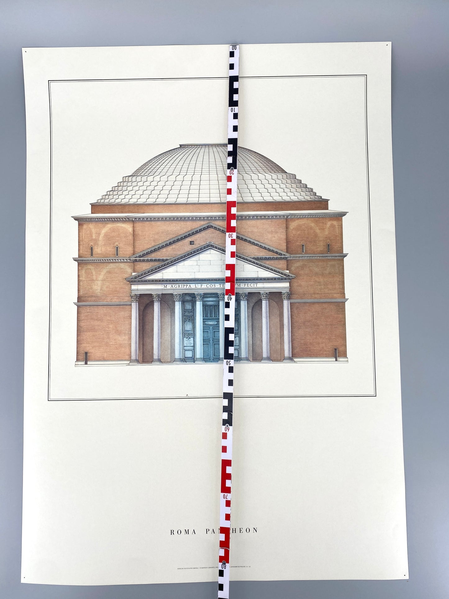 Pantheon Rom, Plakat aus dem Lidiarte Verlag