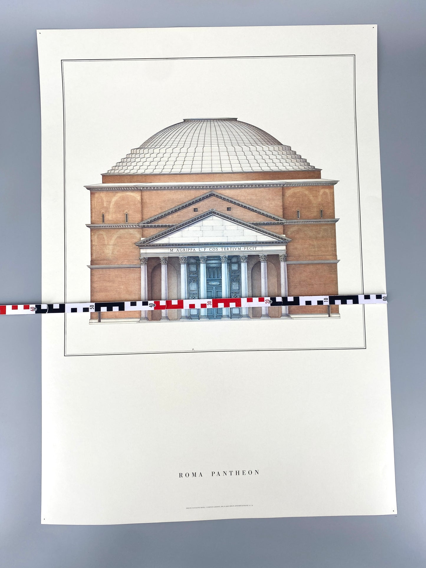 Pantheon Rom, Plakat aus dem Lidiarte Verlag