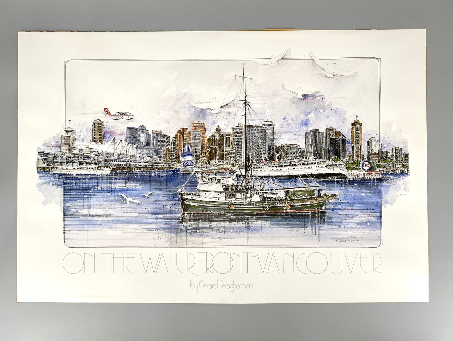 Vancouver - On the Waterfront. Plakat von G. Paraghamian