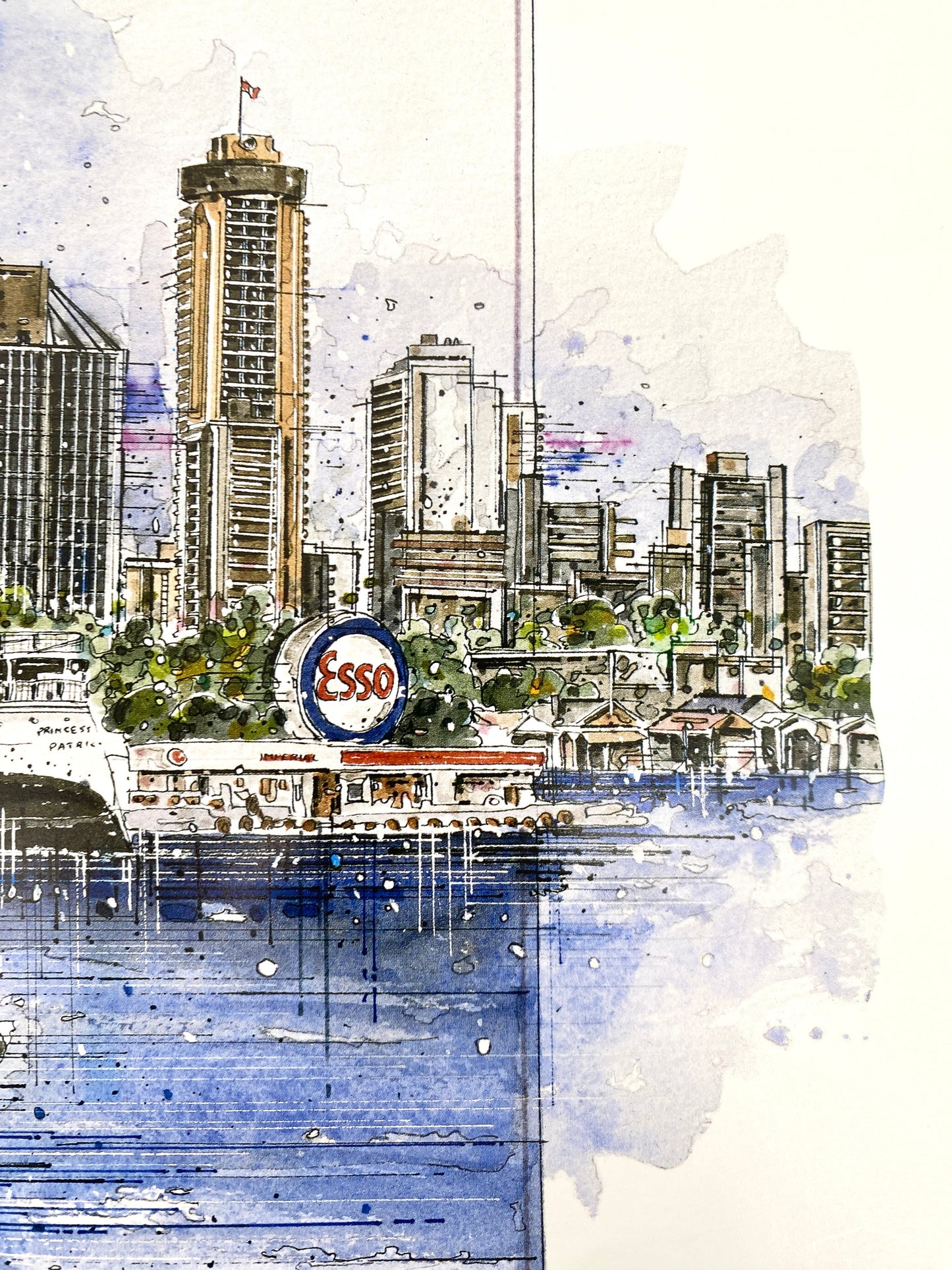 Vancouver - On the Waterfront. Plakat von G. Paraghamian