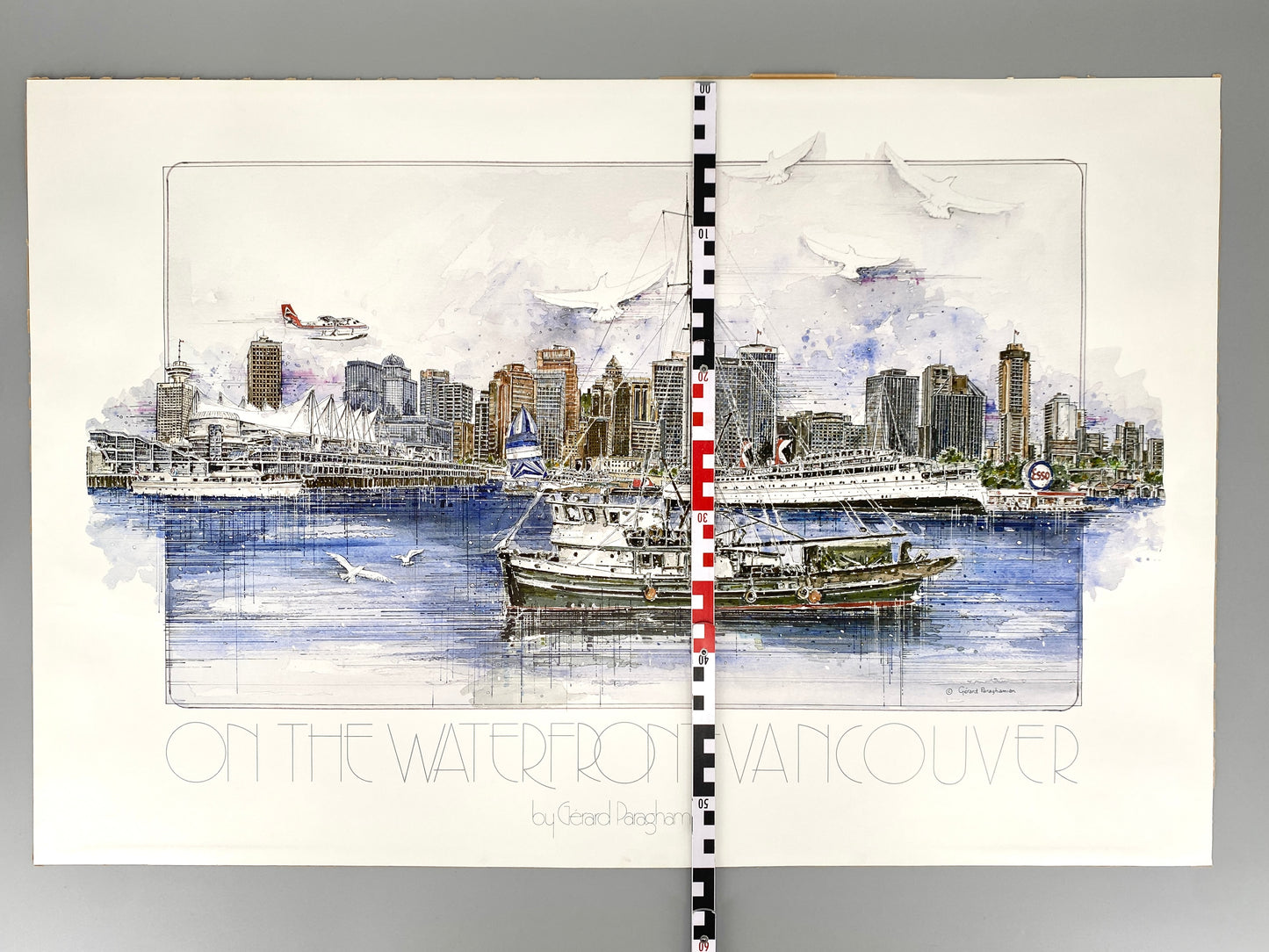 Vancouver - On the Waterfront. Plakat von G. Paraghamian