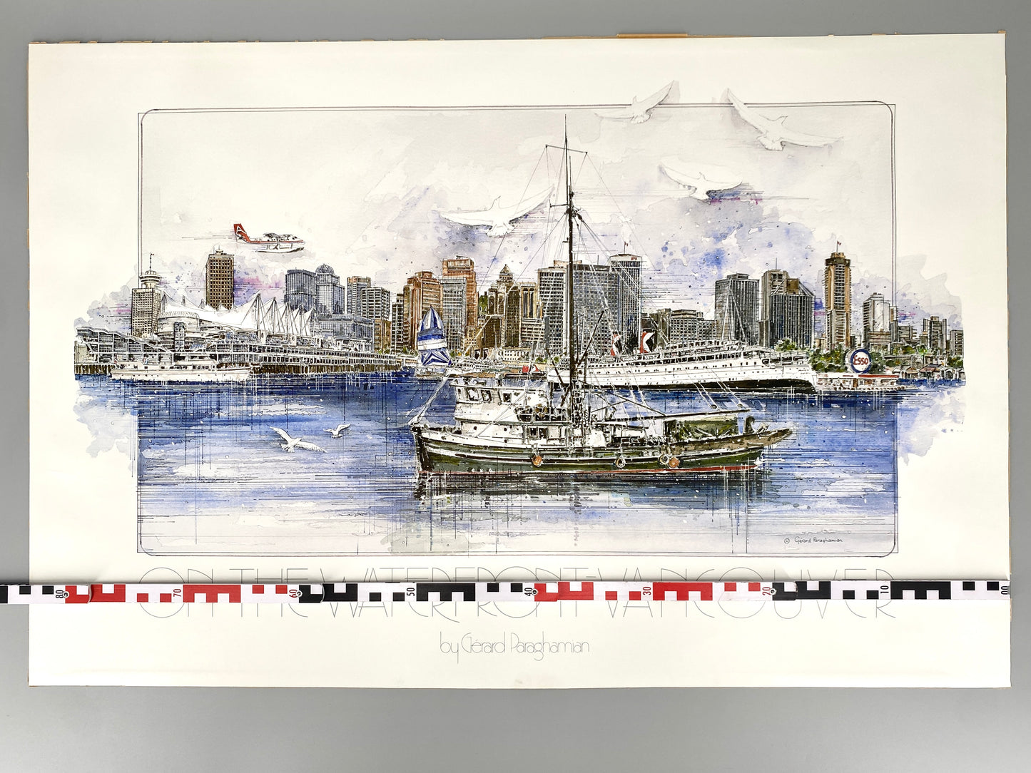 Vancouver - On the Waterfront. Plakat von G. Paraghamian