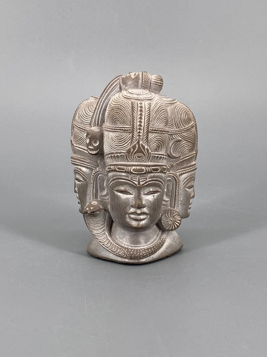 Trimurti Stein Skulptur aus Indien