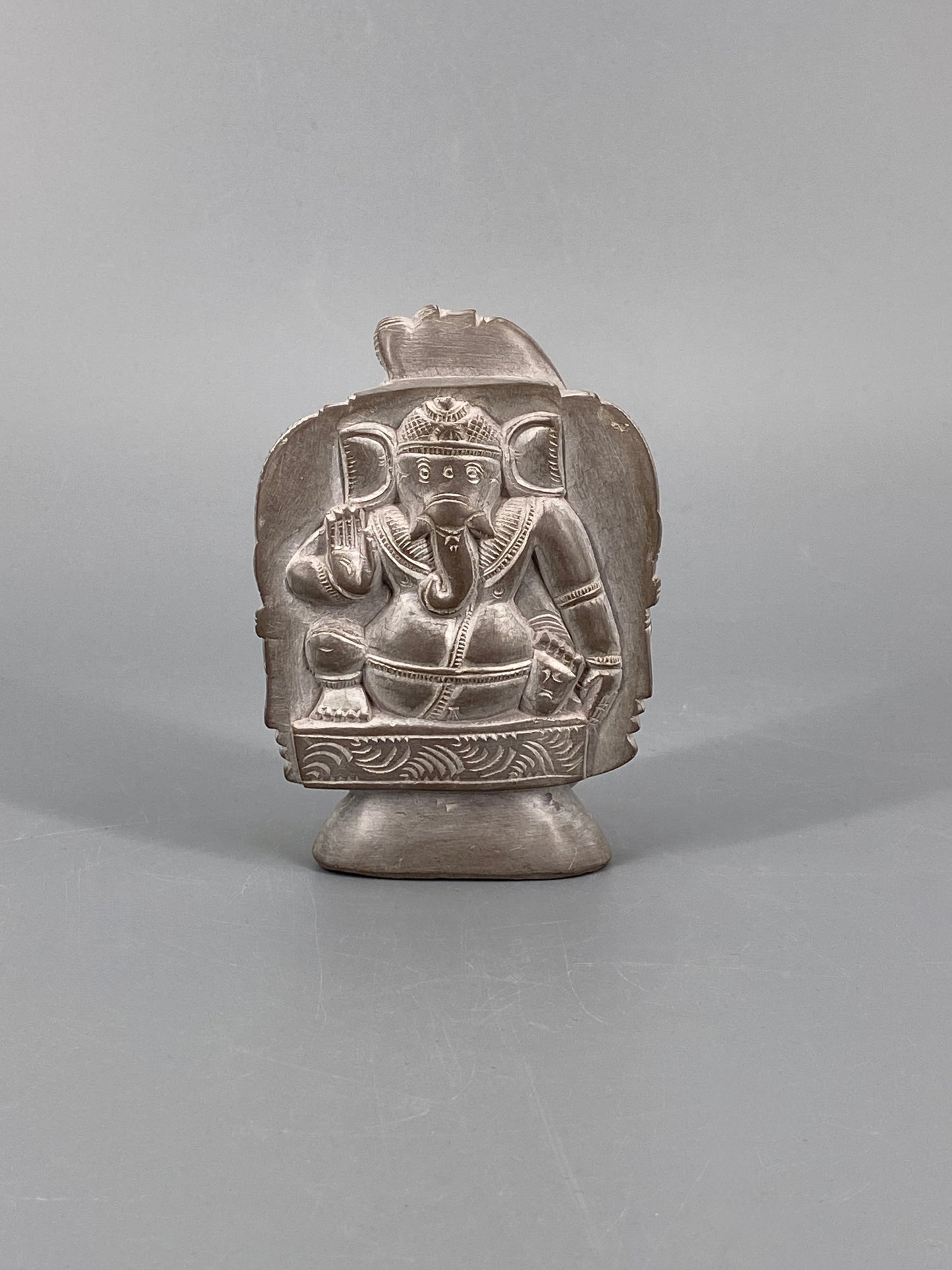 Trimurti Stein Skulptur aus Indien