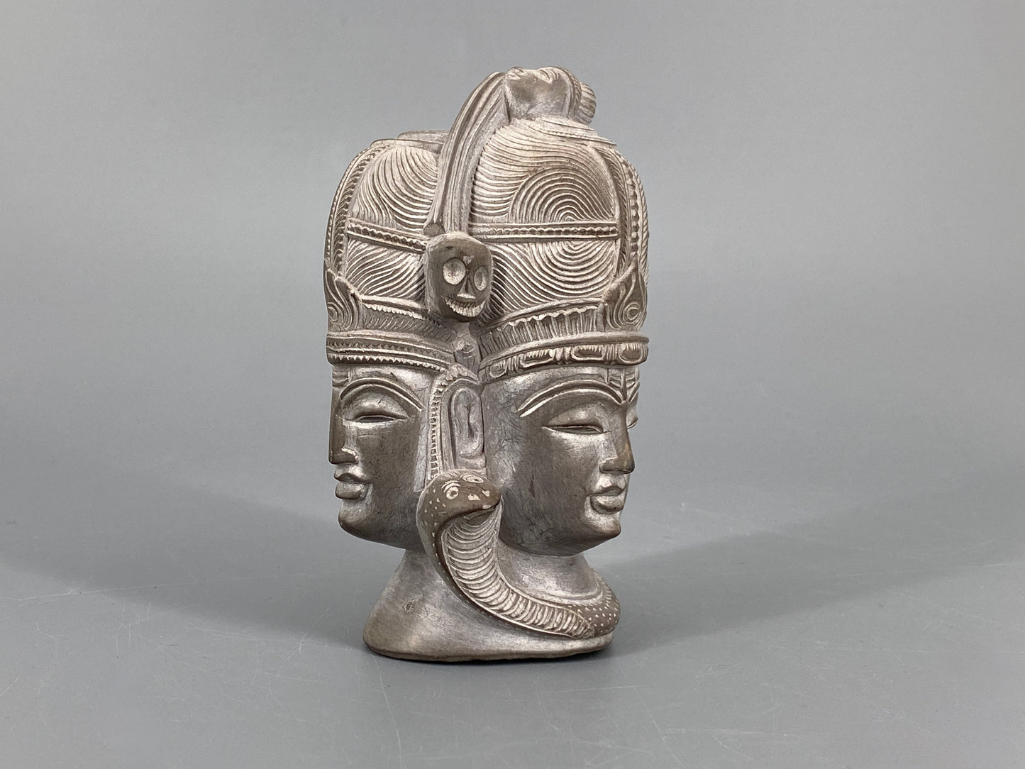 Trimurti Stein Skulptur aus Indien