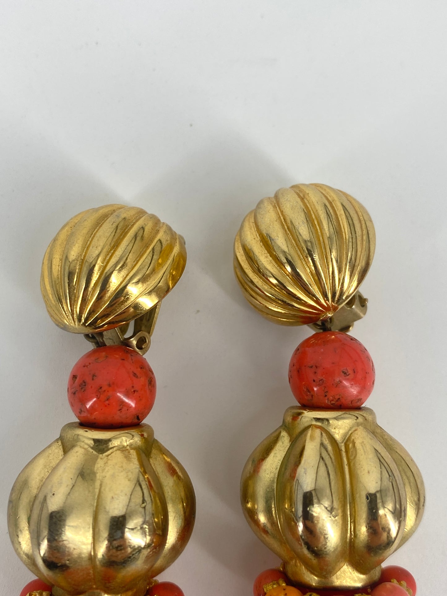 2 Paar Statement Ohrringe, Italien