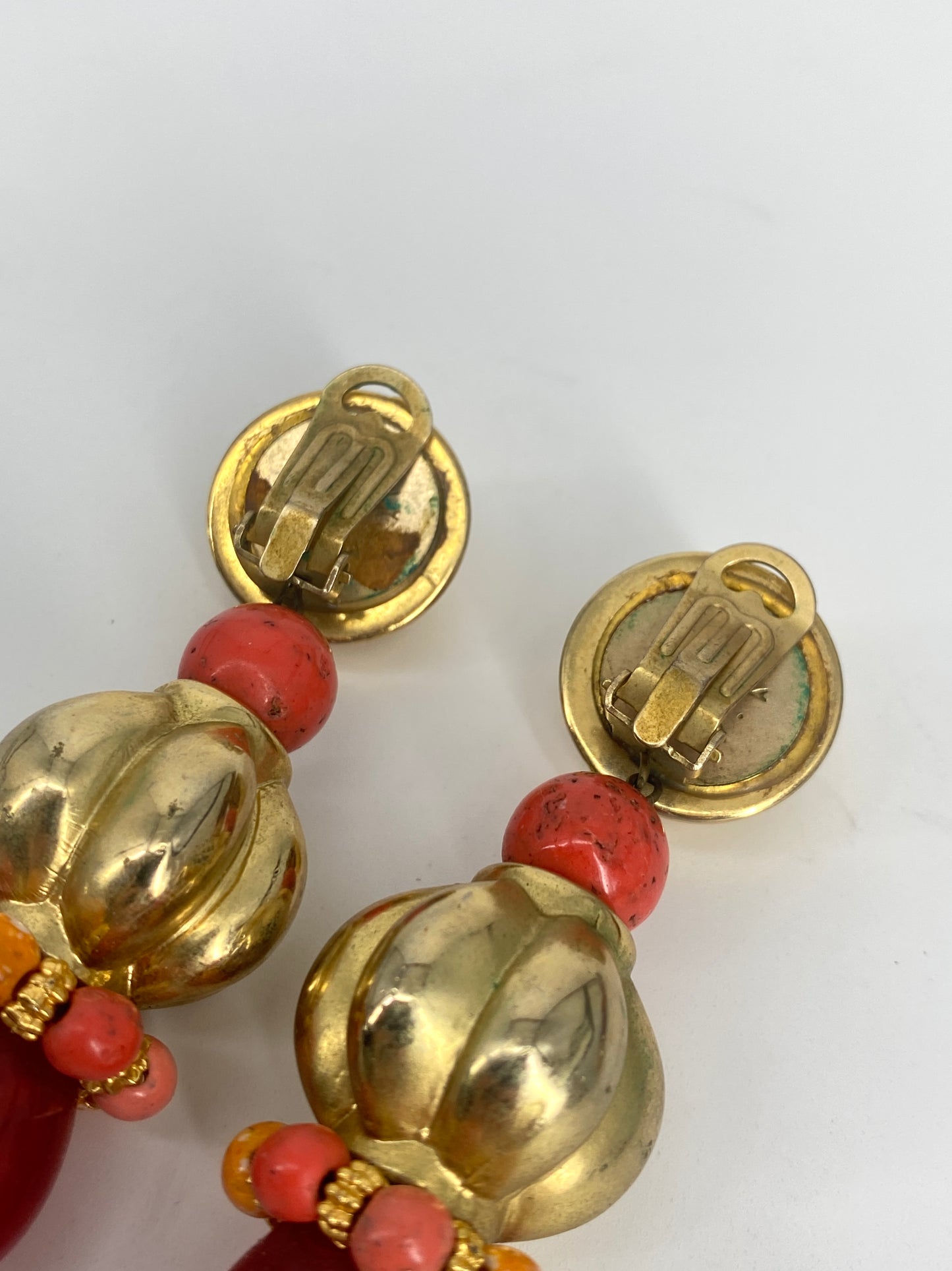 2 Paar Statement Ohrringe, Italien