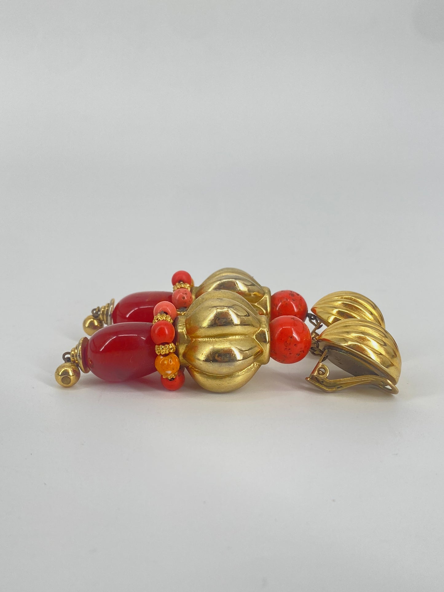 2 Paar Statement Ohrringe, Italien