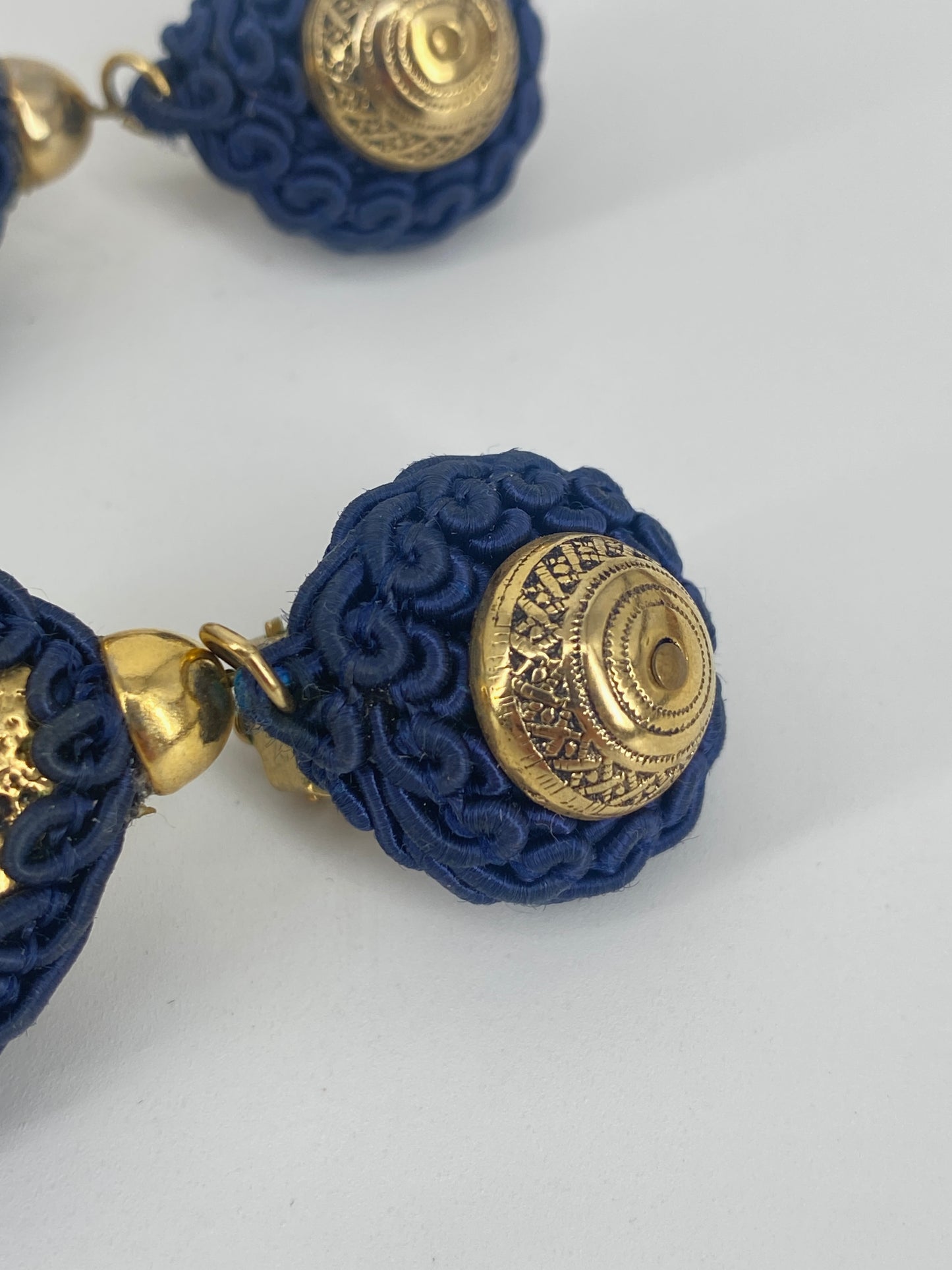 2 Paar Statement Ohrringe, Italien