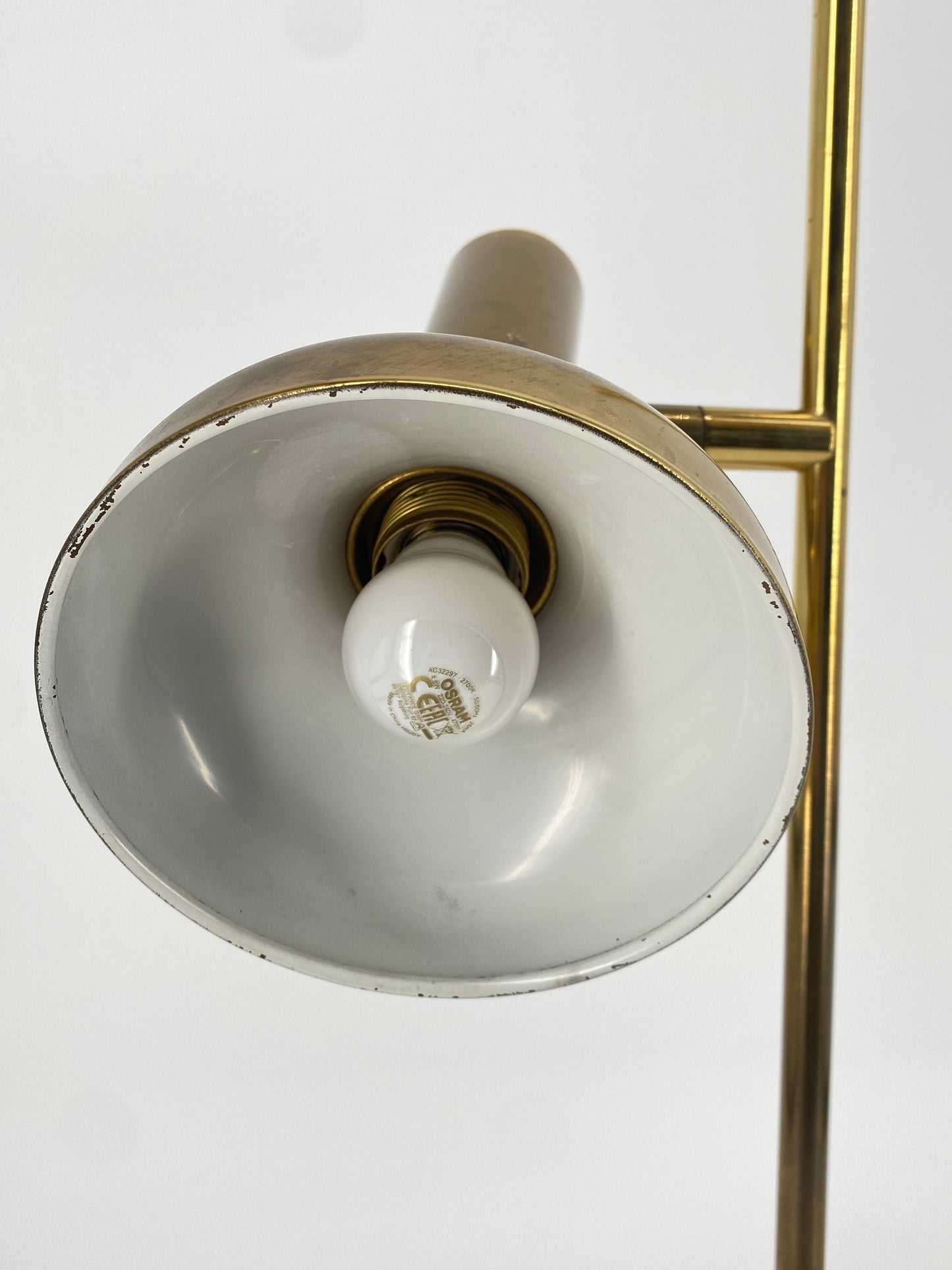 Tischlampe aus Messing von Sölken Leuchten im Mid Century Design, 1970er Deutschland