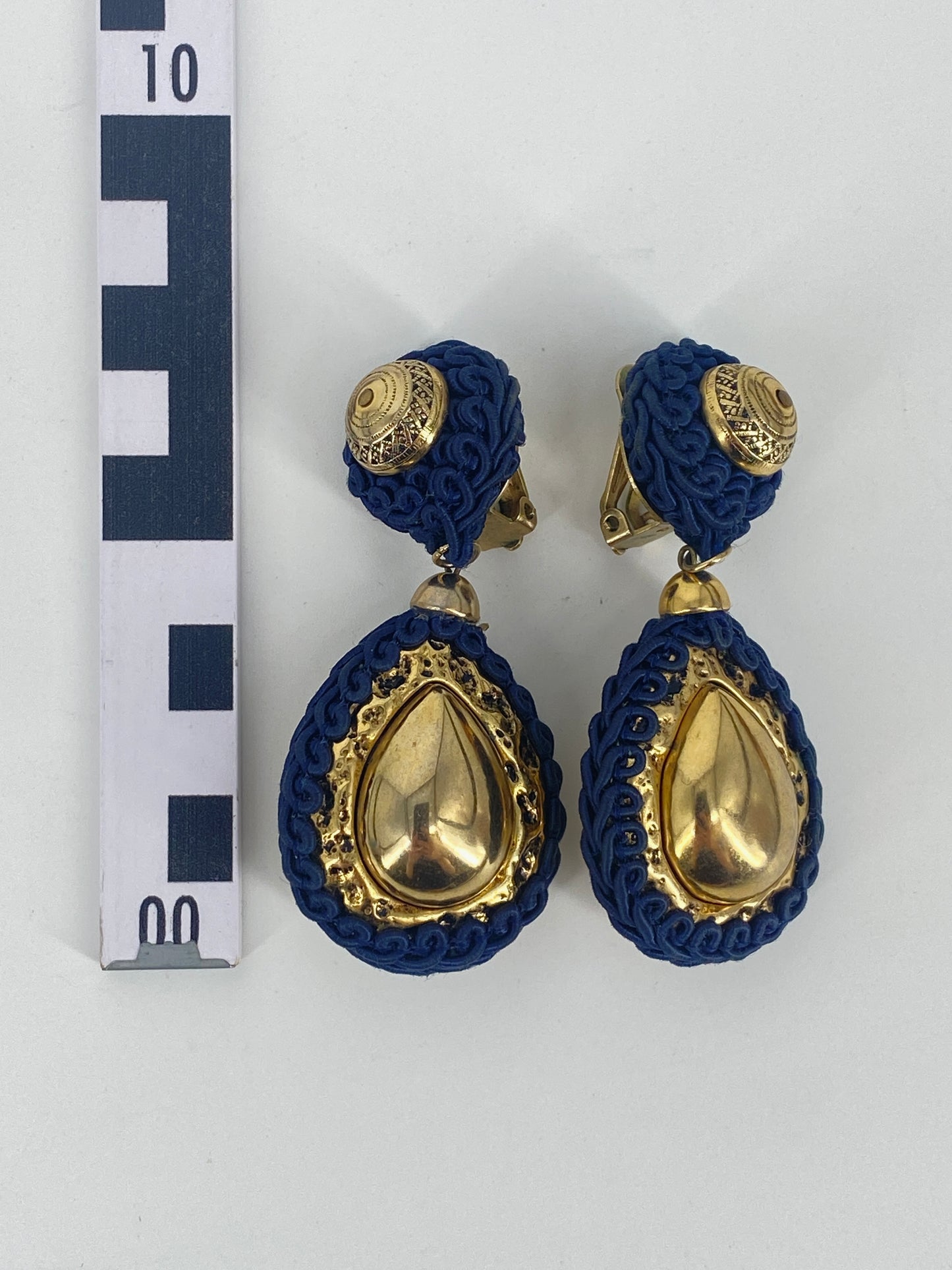 2 Paar Statement Ohrringe, Italien