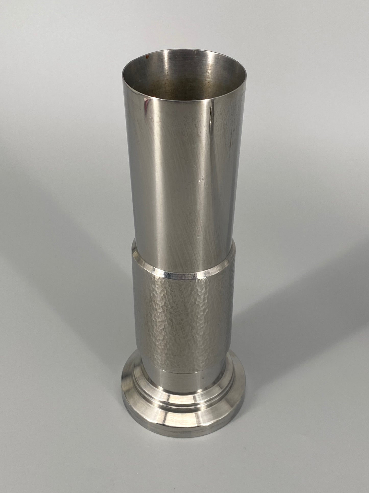 Set aus zwei Vasen im brutalistischen Stil von BMF - Bayerische Metallwarenfabrik, Deutschland 1970er